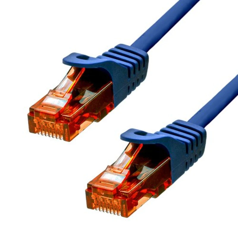 Image of ProXtend CAT6 U/UTP CU LSZH Ethernet Cable Blue 30CM