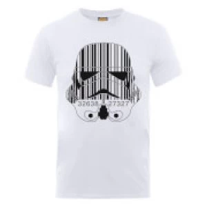 Image of Star Wars Stormtrooper Barcode T-Shirt - White - L