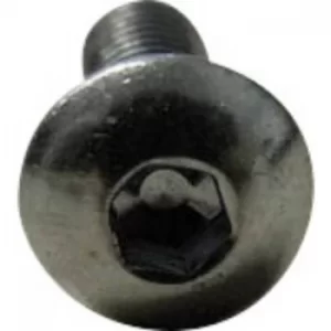 Image of TOOLCRAFT 827235 Fillister head screws M3 6mm Hex socket (Allen) ISO 7380 Steel zinc plated 100 pc(s)