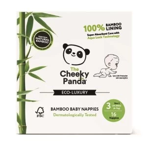 image of The Cheeky Panda Bamboo Nappies Size 3 (6-11Kg)