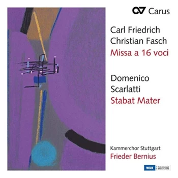 image of Kammerchor Stuttgar; Frieder Bernius - Carl Friedrich Christian Fasch: Missa a 16 Voci/... CD