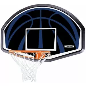 image of Basketball Backboard and Rim Combo (44-Inch Impact) - Black - Lifetime