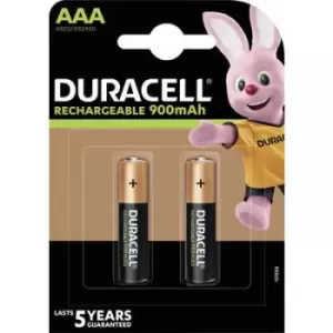 Image of Duracell PreCharged AAA battery (rechargeable) NiMH 1.2 V 2 pc(s)