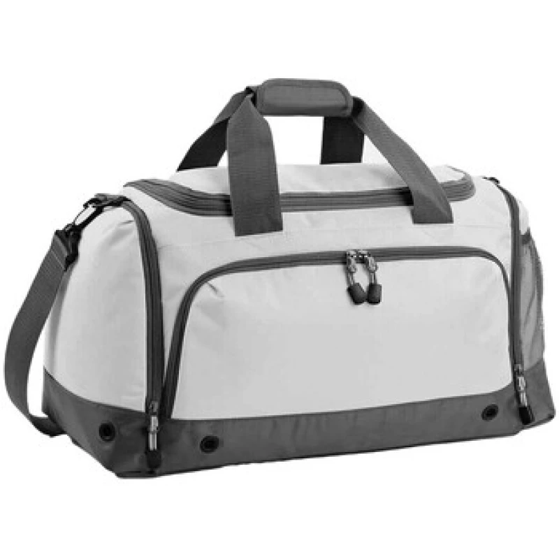 Image of Bagbase Sports Holdall Duffle Bag in Grey Grey Unisex One Size