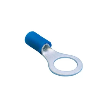 Image of Wiring Connectors - Blue - Ring - 6mm - Pack of 4 - PWN106 - Wot-nots