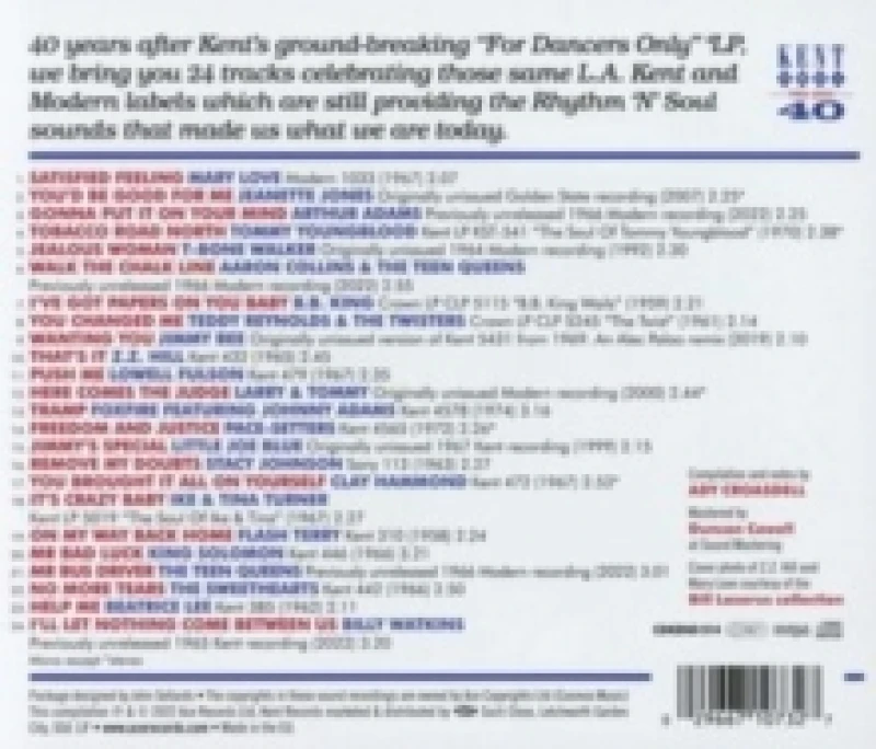 Image of For dancers forty CD / Album