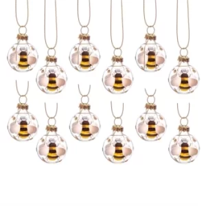 Image of Mini Bee Baubles (Set of 12)