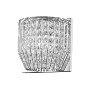 Image of Impex Carlo 1 Light Wall Lamp Gold Fitting