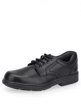 Image of Start-Rite Boys Isaac School Shoes - Black Leather