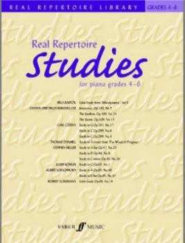 Image of Real Repertoire Studies for Piano Grades 4-6 by Christine Brown Book