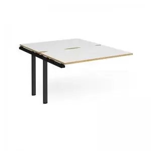 Image of Adapt add on unit single 1200mm x 1600mm - Black frame and white top