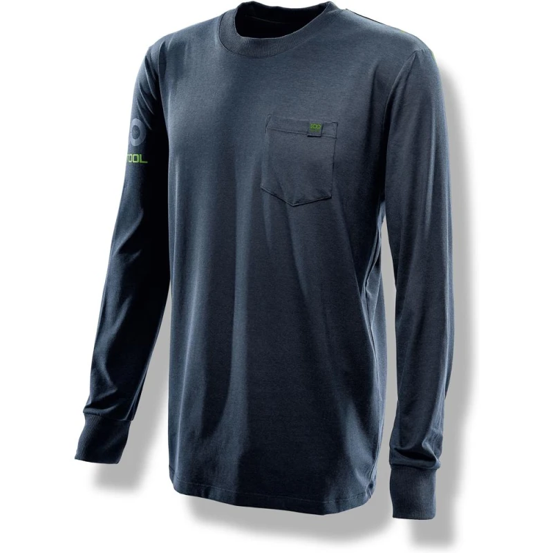Image of Festool 100 Years Long Sleeved T Shirt 578391 Colour: Dark Blue
