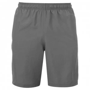 image of Urban Armor Gear Woven Graphic Wordmark Shorts Mens - Gray/Orange