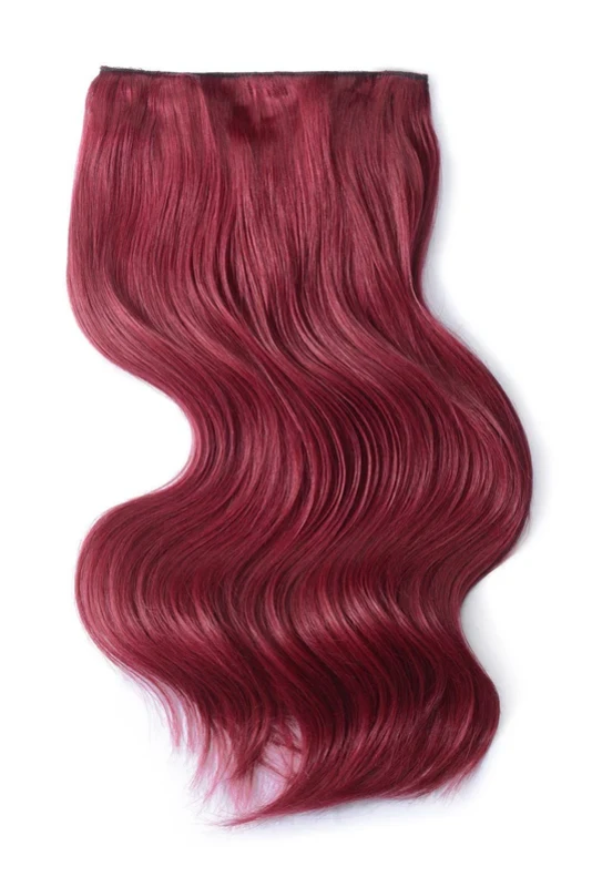 Image of Beauty Works Deluxe Clip-In Extensions 16" 100% Remy Hair - 140 grams, 530 Cherry Red, Women