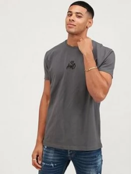 Image of Kings Will Dream Grinnel Tee, Grey, Size L, Men