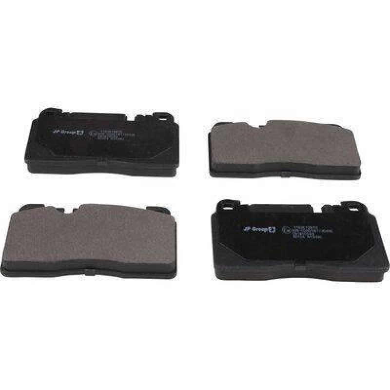 Image of JP GROUP 1163613810 Brake pad set JP Front Axle, prepared for wear warning indicator Brake Pad Set,disc brake (402)