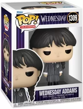 image of Wednesday Wednesday Addams vinyl figurine no. 1309 Funko Pop! multicolour