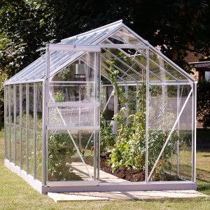 Image of Vitavia Venus 6' x 12' Horticultural Glass Greenhouse - Silver
