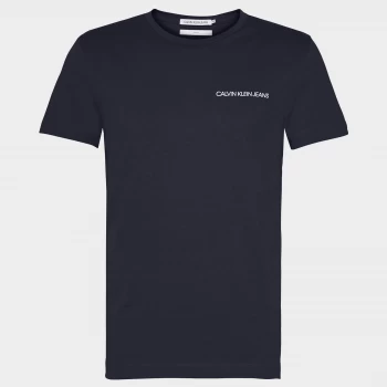 Image of CK Jeans Mens Institutional Logo T-Shirt - Night Sky - L