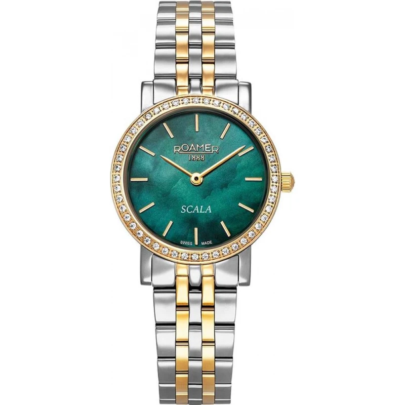 Image of Roamer Womens 976830-47-70-50 Scala 28mm Quartz Watch Multicolor Female One Size