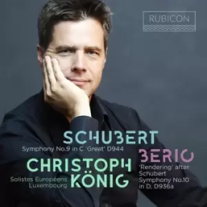 image of Schubert Symphony No 9 in C Great D944/Berio Rendering by Franz Schubert CD Album