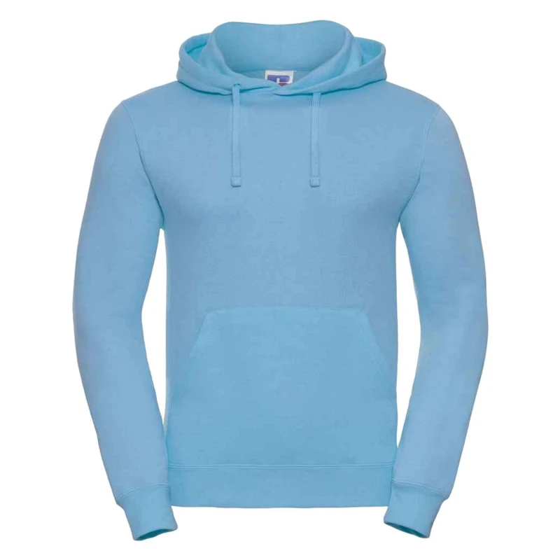 Image of Russell Mens Plain Orange Hoodie in Baby Blue Size: XS Baby Blue Male XS
