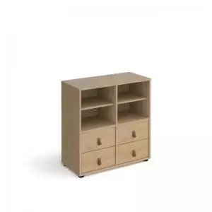 Image of Universal cube storage unit 875mm high on glides with 2 matching