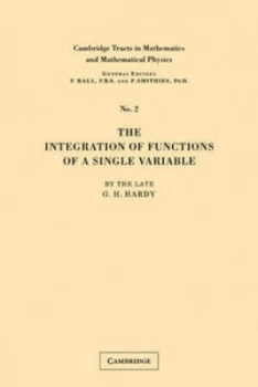 Image of Integration of Functions by G. H. Hardy Book