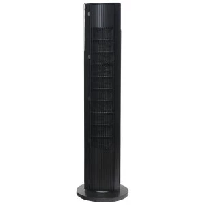 image of Igenix 33" Digital Tower Fan with DC Motor - Black