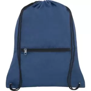 Image of Bullet Hoss Folding Drawstring Bag (One Size) (Navy Heather)