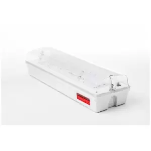 image of Channel Smarter Safety Brook Emergency LED Contained Light Bulkhead - Self Test - E-BK-M3-LED-2-ST