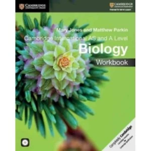 image of Cambridge International AS and A Level Biology Workbook with CD-ROM by Matthew Parkin, Mary Jones (Mixed media product, 2016)