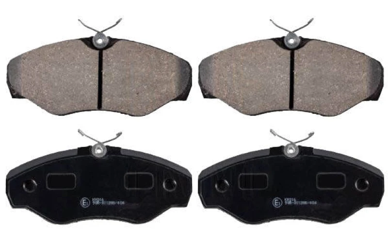 Image of Blue PRINT ADZ94224 Brake pad set Front Axle, excl. wear warning contact Brake Pad Set,disc brake (402)