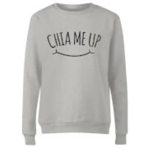 Image of Chia Me Up Womens Sweatshirt - Grey - 3XL