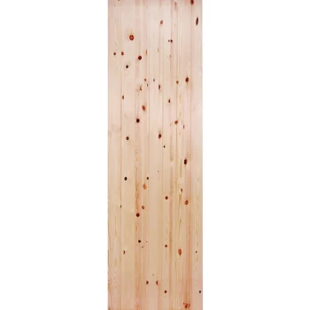Image of LPD Ledged and Braced Unfinished Redwood External Shed Door - 1981mm x 610mm (78 inch x 24 inch) Natural Softwood LPD Doors RLB24