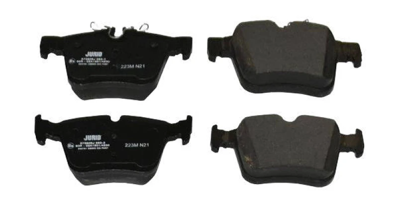 Image of JURID 573609J Brake pad set prepared for wear warning indicator, without accessories Brake Pad Set,disc brake (402)