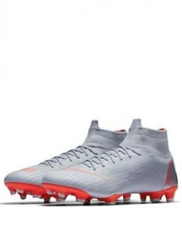 Image of Nike Mens Mercurial Superfly 6 Pro Firm Ground Football Boot Wolf Grey Size 10 Men