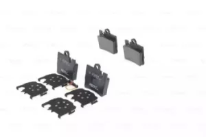 Image of Bosch 0986424830 BP968 Brake Pad Set Disc Brake Rear Axle
