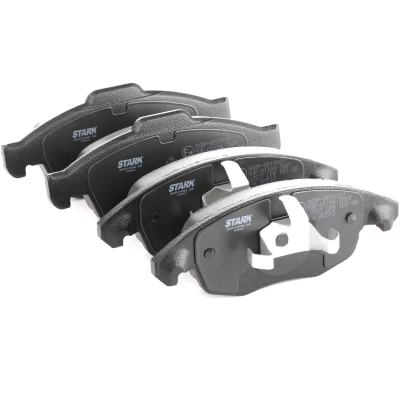 Image of RIDEX 402B0181 Brake pad set Front Axle, not prepared for wear warning indicator, with piston clip Brake Pad Set,disc brake (402)