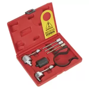 Image of Sealey Diesel Engine Timing Tool Kit - for Land Rover, Jaguar, Citroen, Peugeot 2.7D, 3.0D - Belt Drive