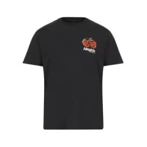 Image of AllSaints Mutual Short Sleeve Crew T Shirt - Black