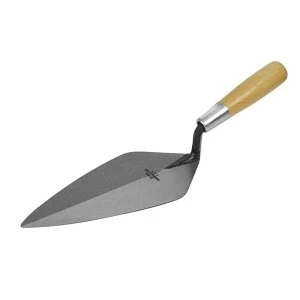 image of Marshalltown 33 London Pattern Brick Trowel Wooden Handle 11in