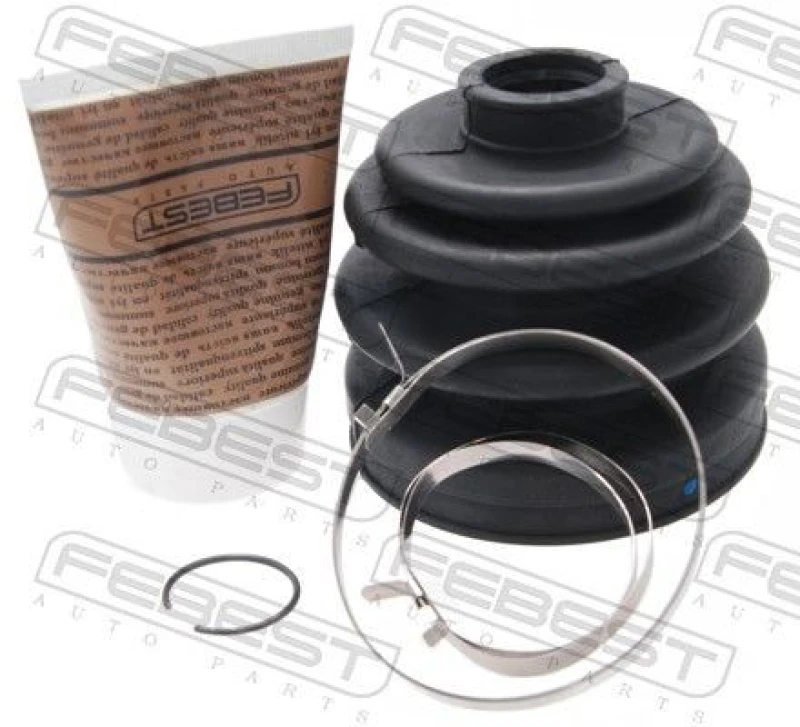 Image of FEBEST 1217-011 CV Boot Wheel Side, NBR (nitrile butadiene rubber) NBR (nitrile butadiene rubber) Bellow,drive shaft (194)