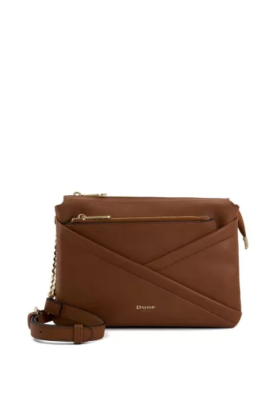 Image of Dune London 'Dalliance' Cross Body Bag Tan