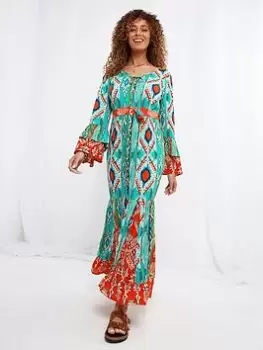 Image of Joe Browns Joe Browns Into The Sun Boho Dress Multi, Size 12, Women