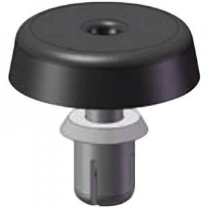 Image of Richco FSR 2 Case foot with snap fastener Polyamide Black