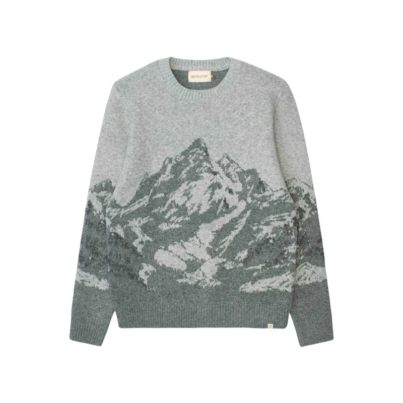 Image of Revolution Knitted sweater Revolution Gris Male XL