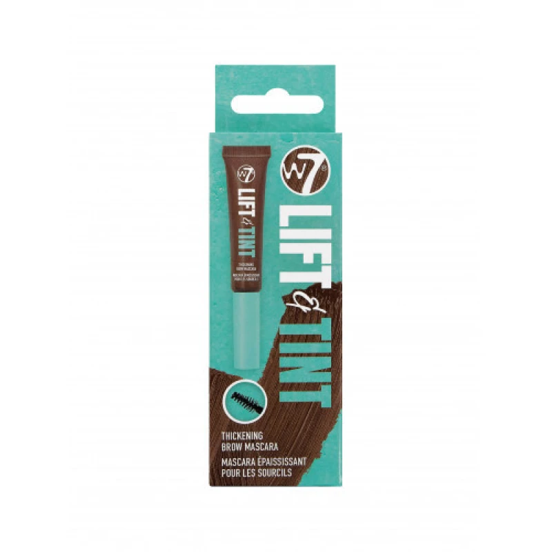 Image of W7 Cosmetics Lift & Tint Thickening Brow Mascara Brunette