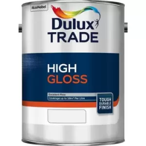 Image of Duluxtrade - Dulux Trade High Gloss Pure - White - 5 Litres - White