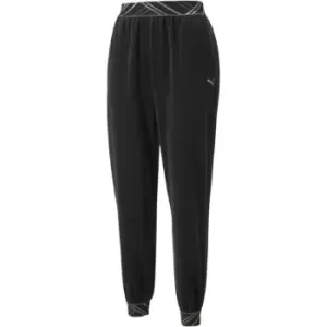 Image of Puma Glam Velour Pant - Black